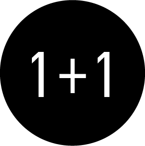 1+1