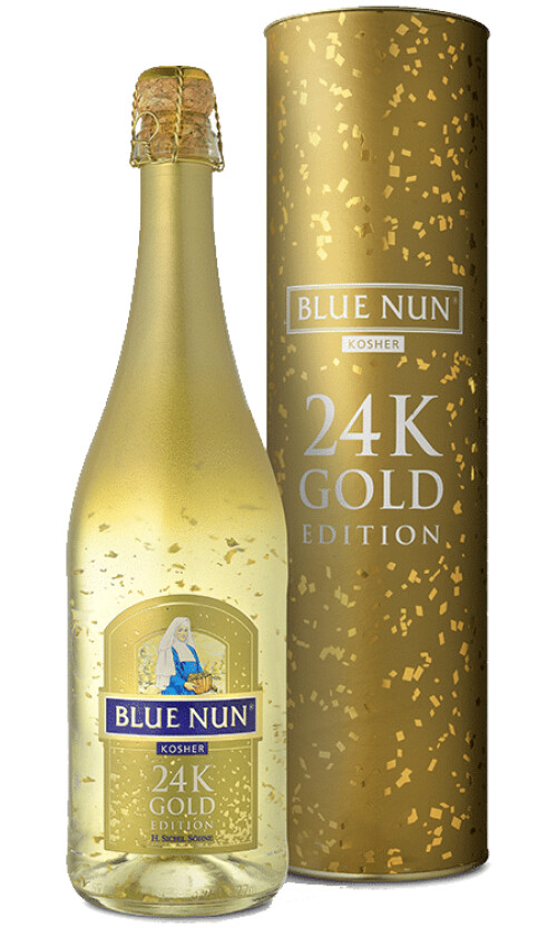 ⁦בלו נאן מארז צילינדר מבעבע זהב כשר⁩ – תמונה ⁦1⁩