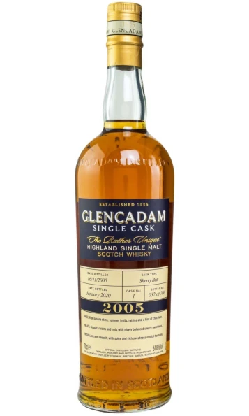 ויסקי גלנקאדם סינגל קאסק 14 שנות יישון 2005 אורולוסו שרי קאסק מס.1
