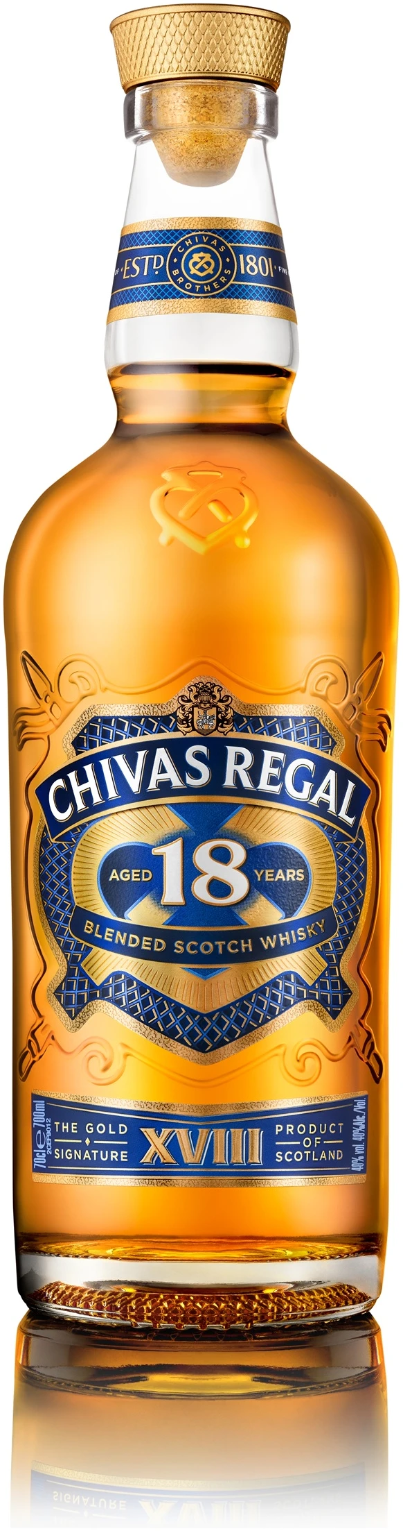 OriginalSizeJPEG-Chivas Regal XVIII - Bottle front ויסקי שיבאס 18 שנה – תמונה 1