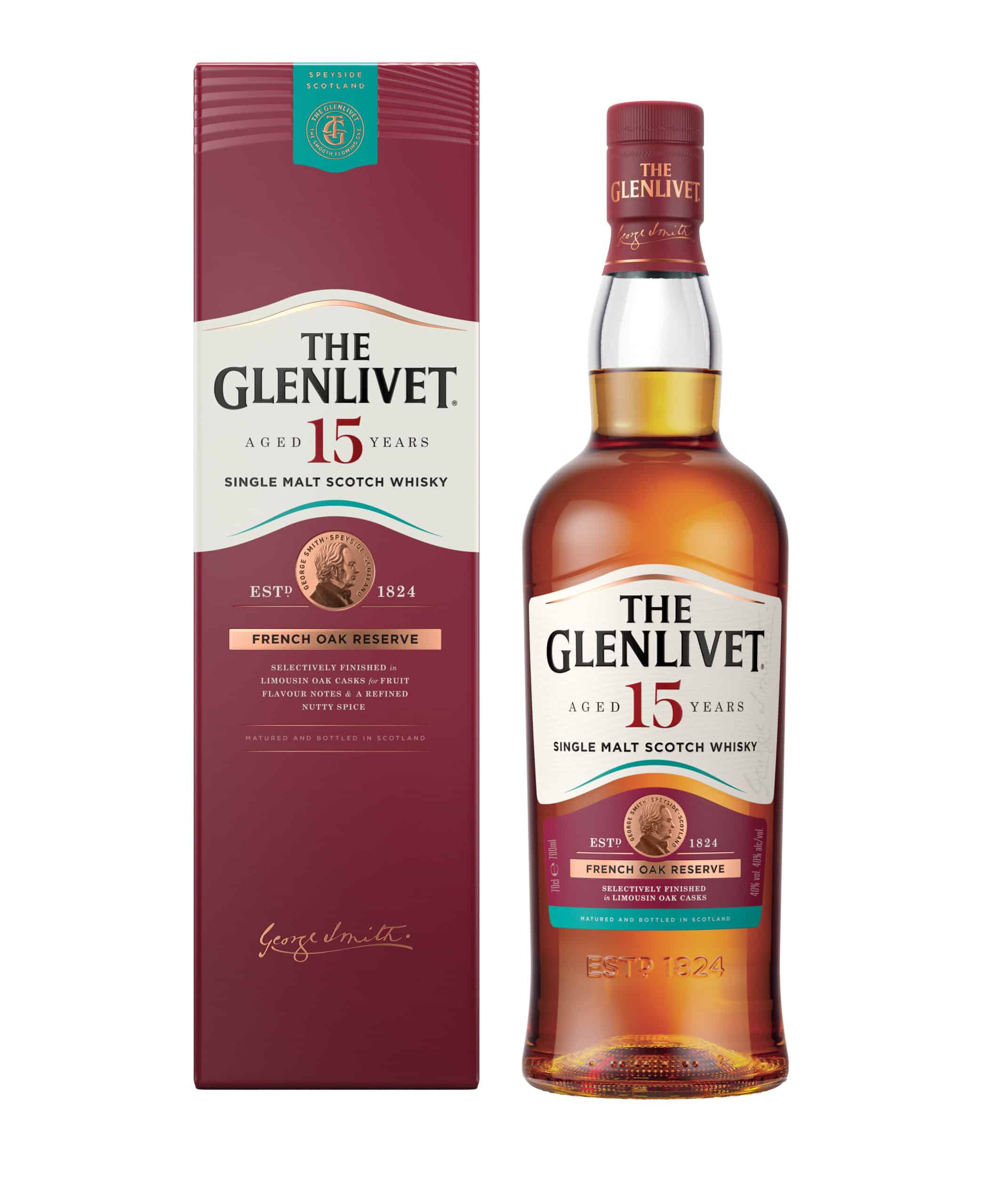 OriginalSizeJPEG-The Glenlivet 15YO Bottle & Carton TIF ויסקי גלנליווט 15 – תמונה 1