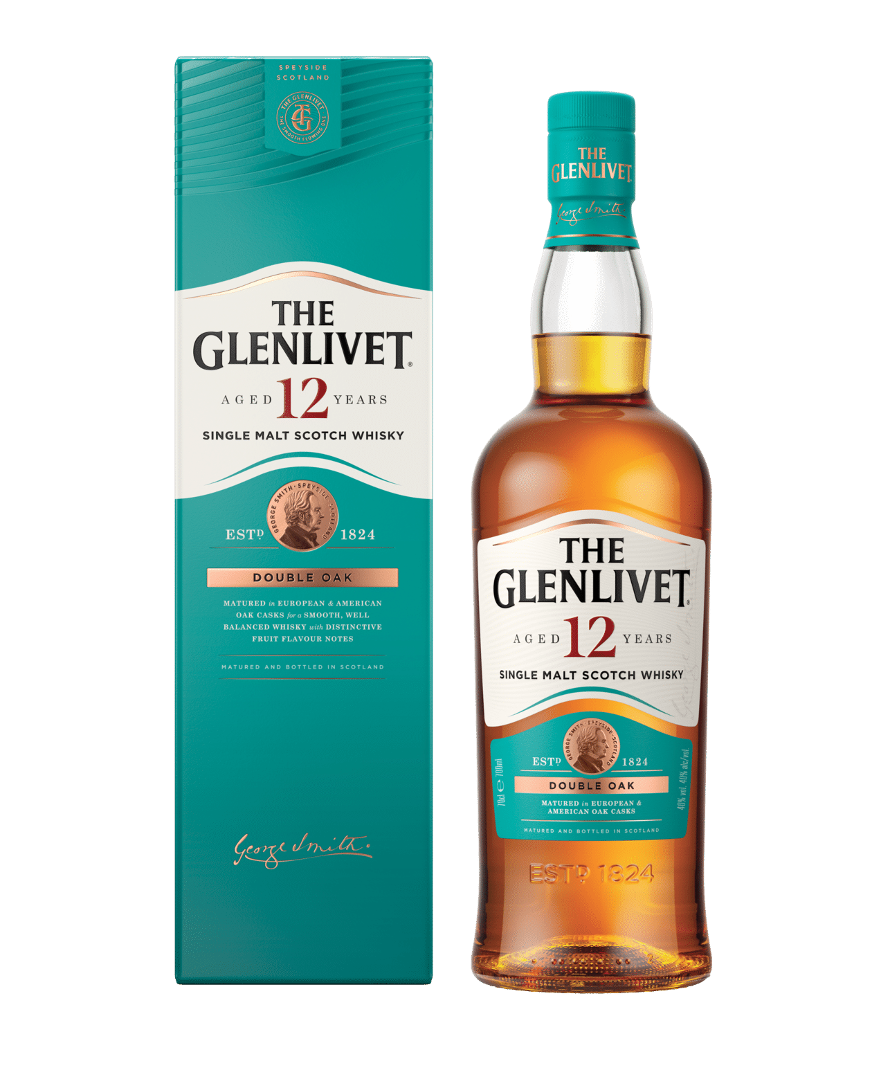 PreviewLarge-The Glenlivet 12YO Bottle & Carton PNG וויסקי גלנליווט 12 – תמונה 1