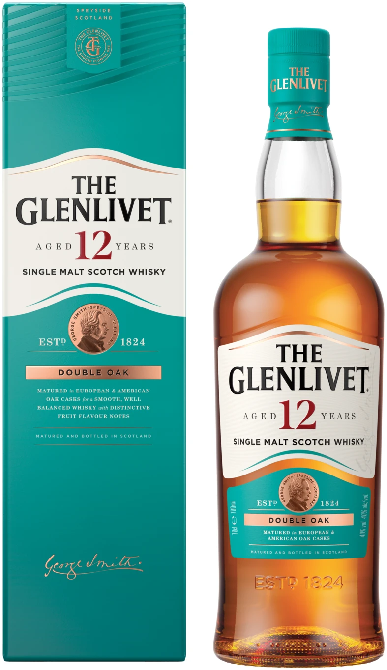 PreviewLarge-The Glenlivet 12YO Bottle & Carton PNG וויסקי גלנליווט 12 – תמונה 1