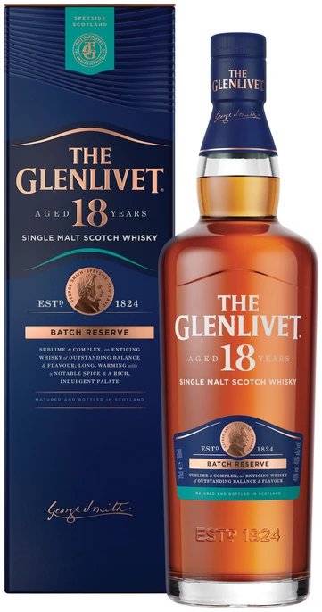 PreviewMedium-The Glenlivet 18YO Bottle & Carton Overlap TIF ויסקי גלנליווט 18 – תמונה 1