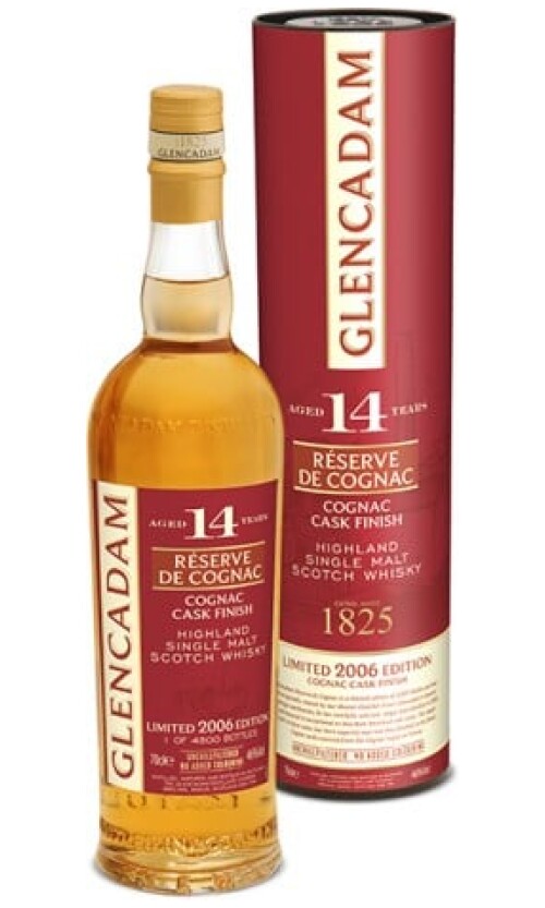 גלנקאדם-פיניש-קוניאק ויסקי גלנקאדם 14 שנים קוניאק פיניש קאסק – תמונה 1
