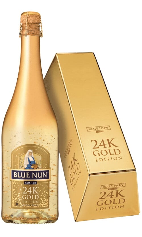 ⁦בלו נאן מבעבע זהב כשר במארז⁩ – תמונה ⁦1⁩