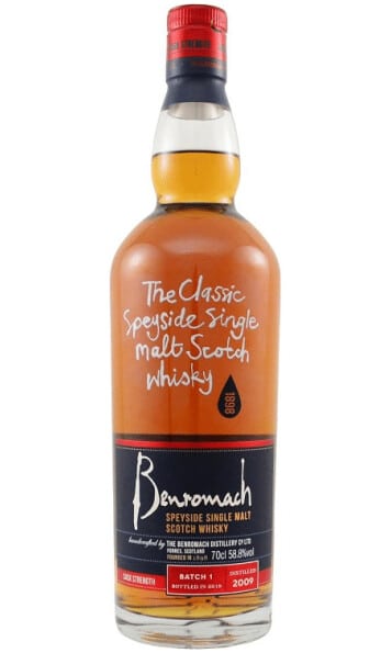 ויסקי בנרומך 2009 חוזק חבית