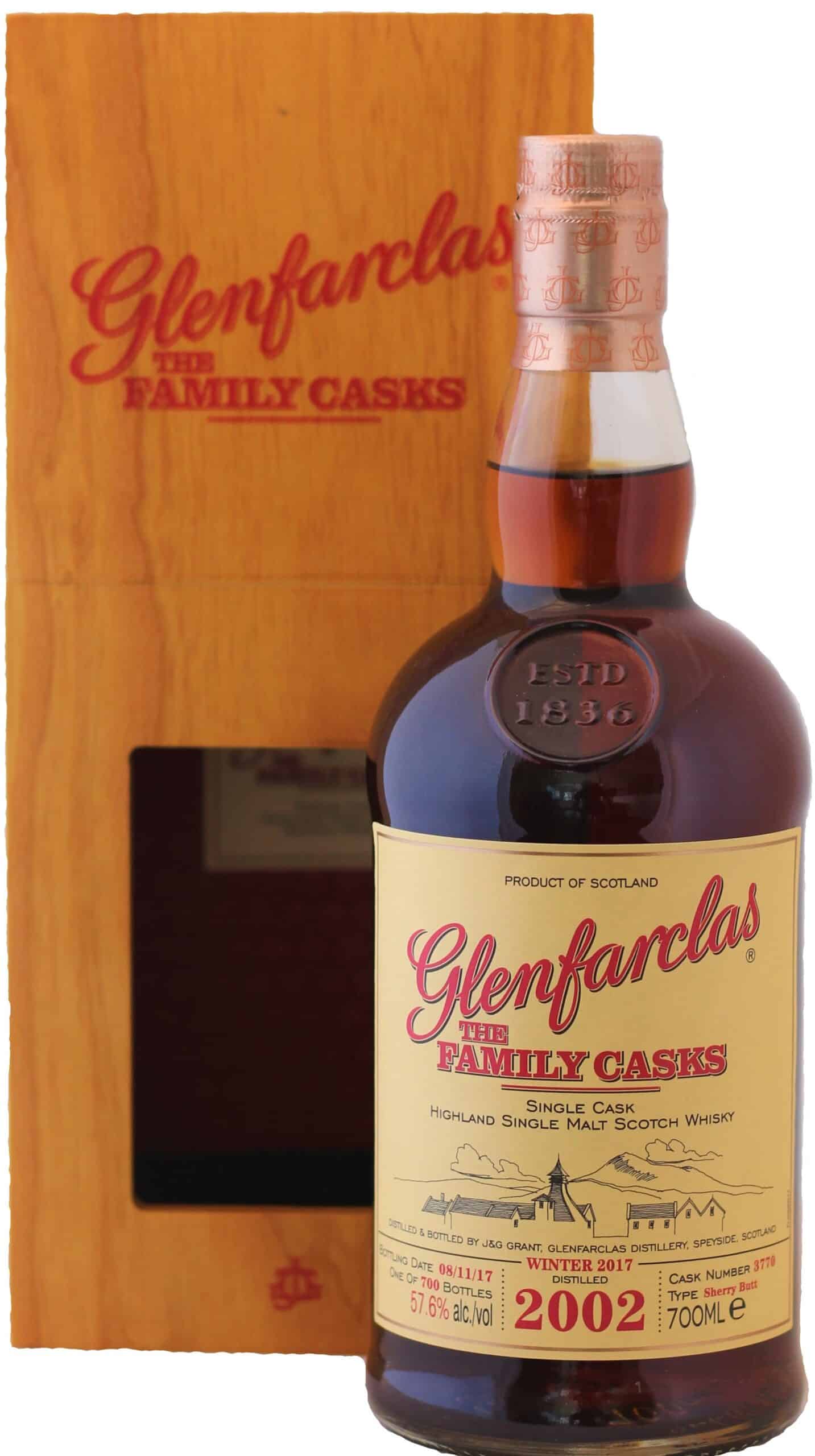 גלנפרקלס202002.jpg וויסקי גלנפרקלס "Single Cask 2002" – תמונה 1