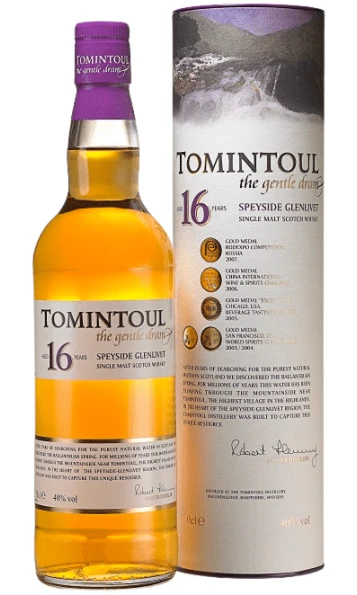 וויסקי טומינטול 16 שנה