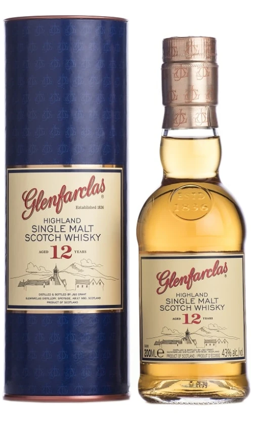 ⁦ויסקי גלנפרקלס 12 שנים 200 מ"ל⁩ – תמונה ⁦1⁩