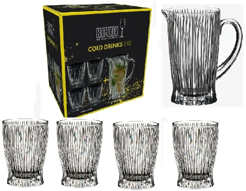 מארז רידל 4 כוסות שתיה קרה וקנקן