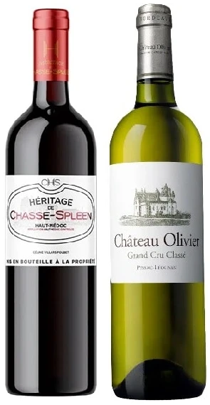 בורדו אדום ולבן ל- 24 שעות "היין השני" זוג אדום ולבן מבורדו - משלוח חינם! – תמונה 1