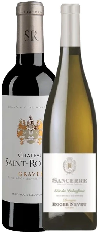 2 לבנים ארומטים מצרפת זוג לבנים ארומטיים מצרפת - סנסר ובורדו – תמונה 1