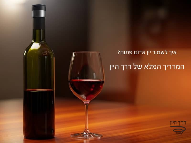 איך לשמור יין אדום פתוח