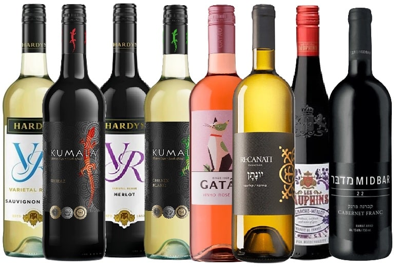 שמיניה מכל העולם תמורה למחיר מיקס&מאצ' - שמיניית יינות מכל העולם עד 40 ש"ח לבק' במשלוח חינם – תמונה 1