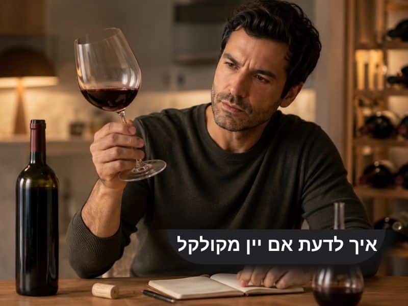 איך לדעת אם יין מקולקל